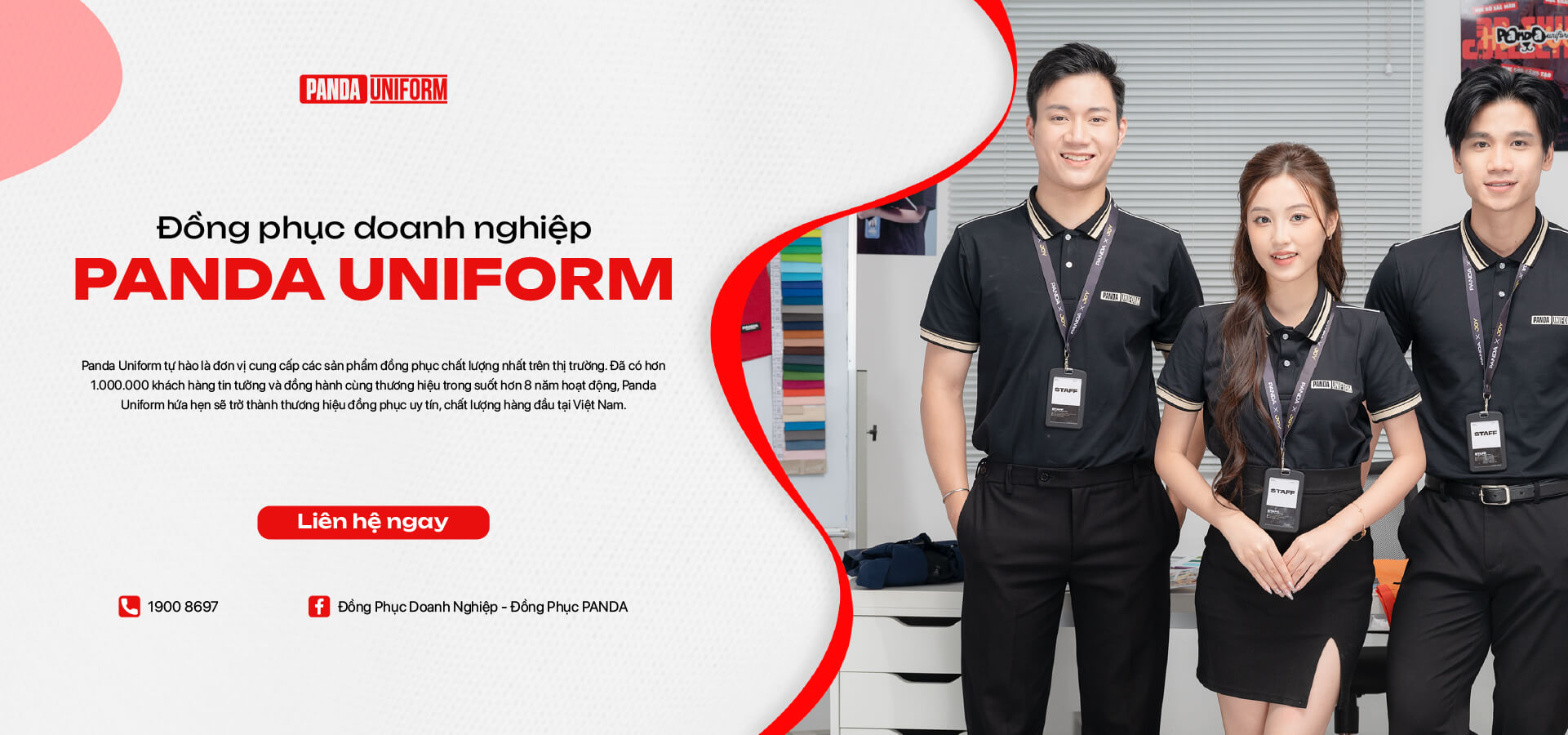 Banner đồng phục doanh nghiệp - Panda Uniform
