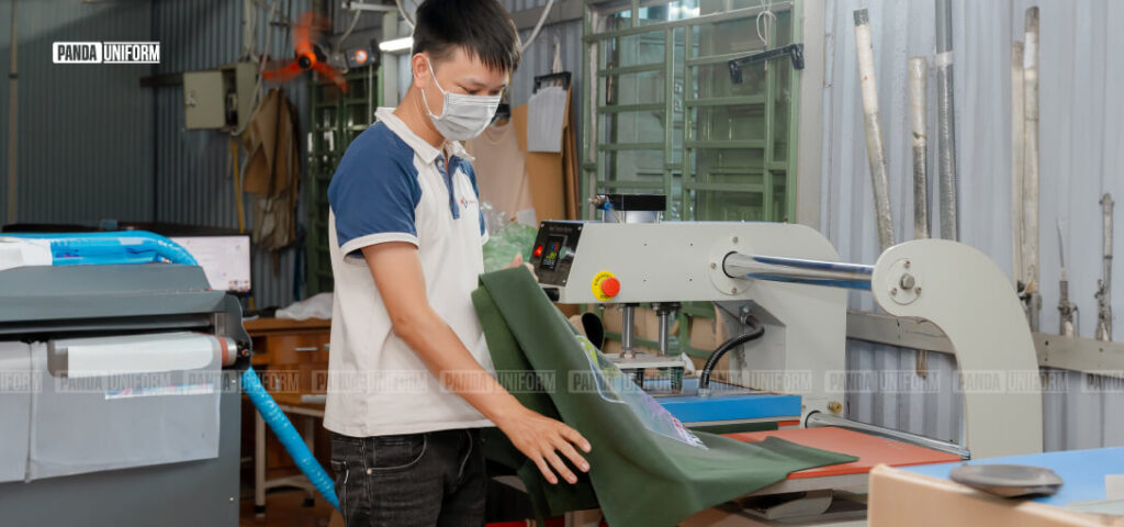 Công nghệ in chuyển nhiệt áp dụng cho sản phẩm đồng phục doanh nghiệp tại Panda Uniform