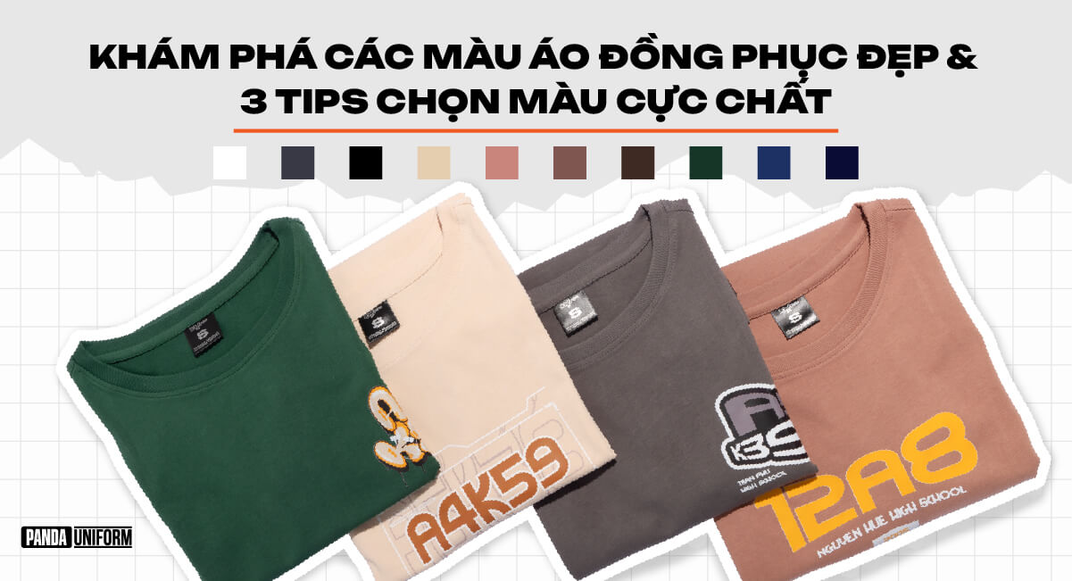 khám phá các màu áo đồng phục đẹp-3 tips chọn màu cực chất