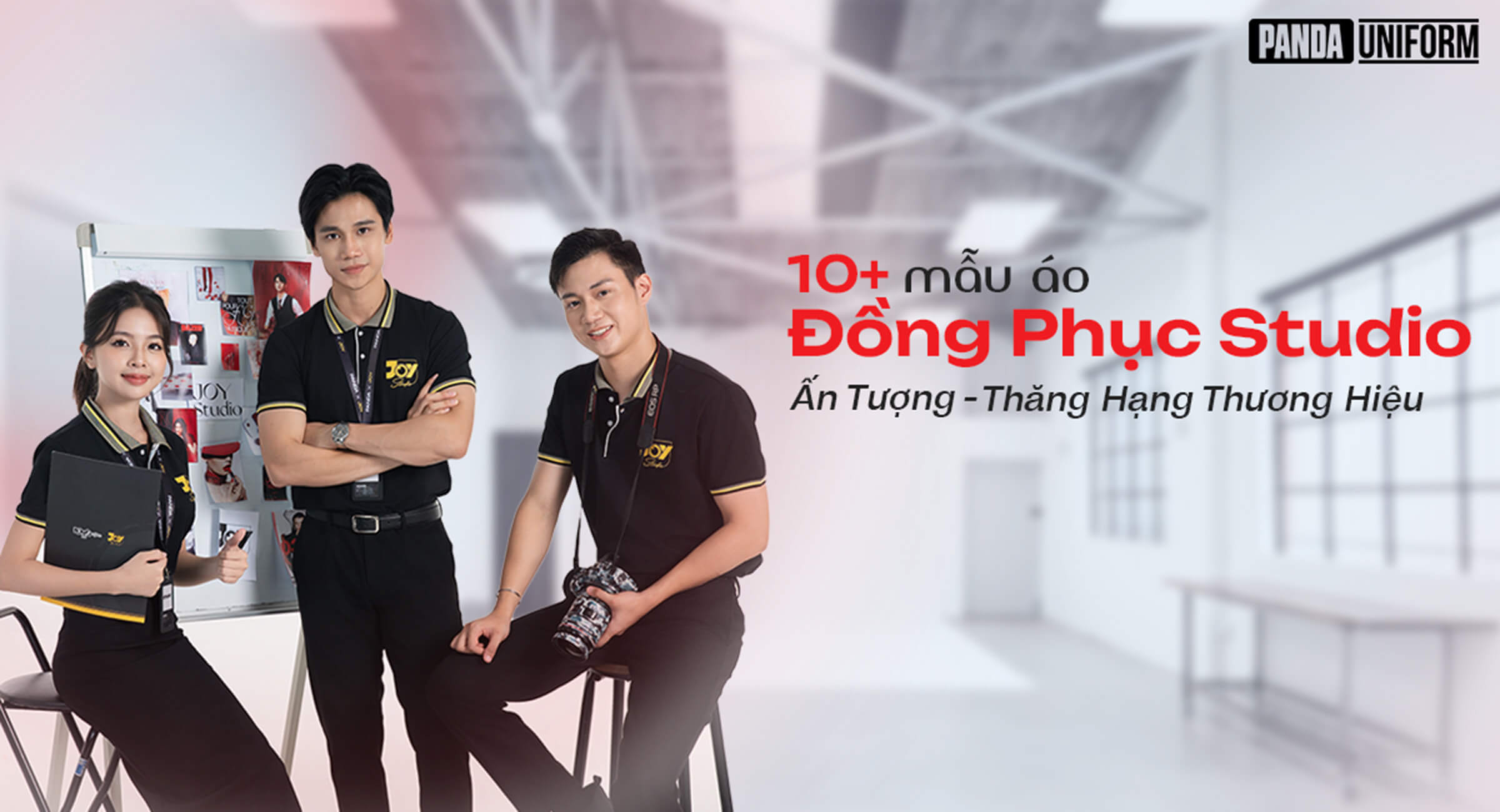 10+ mẫu áo đồng phục studio ấn tượng, thăng hạng thương hiệu