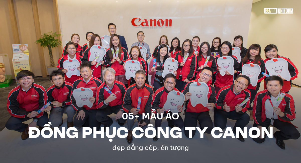 5+ mẫu áo đồng phục công ty canon đẹp đẳng cấp, ấn tượng