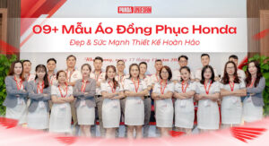 9+ mẫu đồng phục honda đẹp & sức mạnh thiết kế hoàn hảo