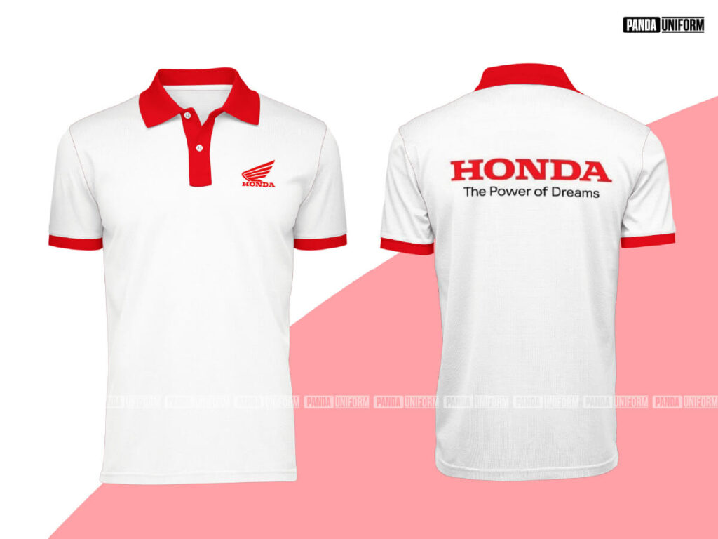 áo polo đồng phục honda trẻ trung, hiện đại
