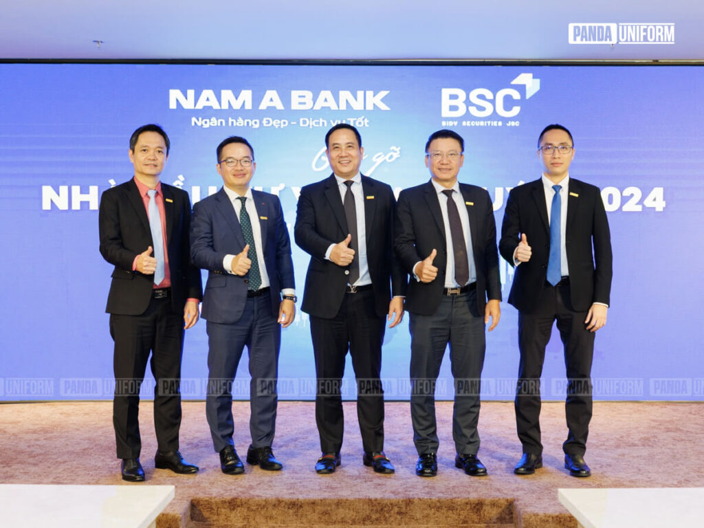 áo vest đồng phục của nam á bank sang trọng, đẳng cấp