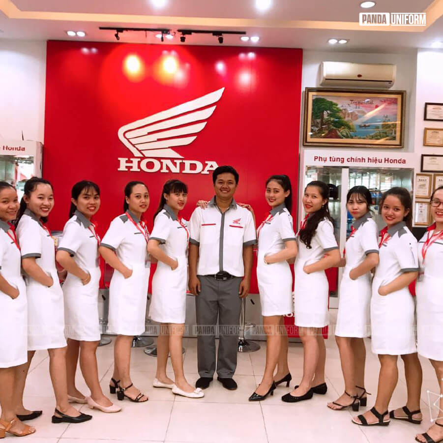 chọn dáng áo phù hợp cho mẫu đồng phục honda đẹp