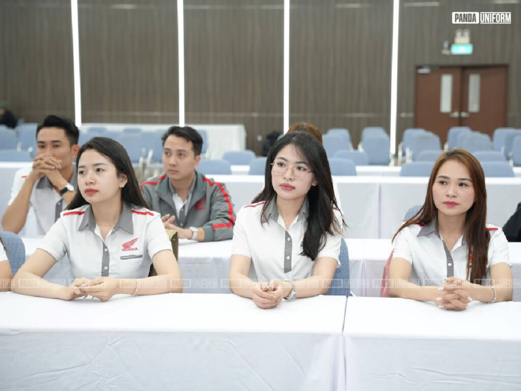 mẫu sơ mi đồng phục honda chuyên nghiệp, hiện đại