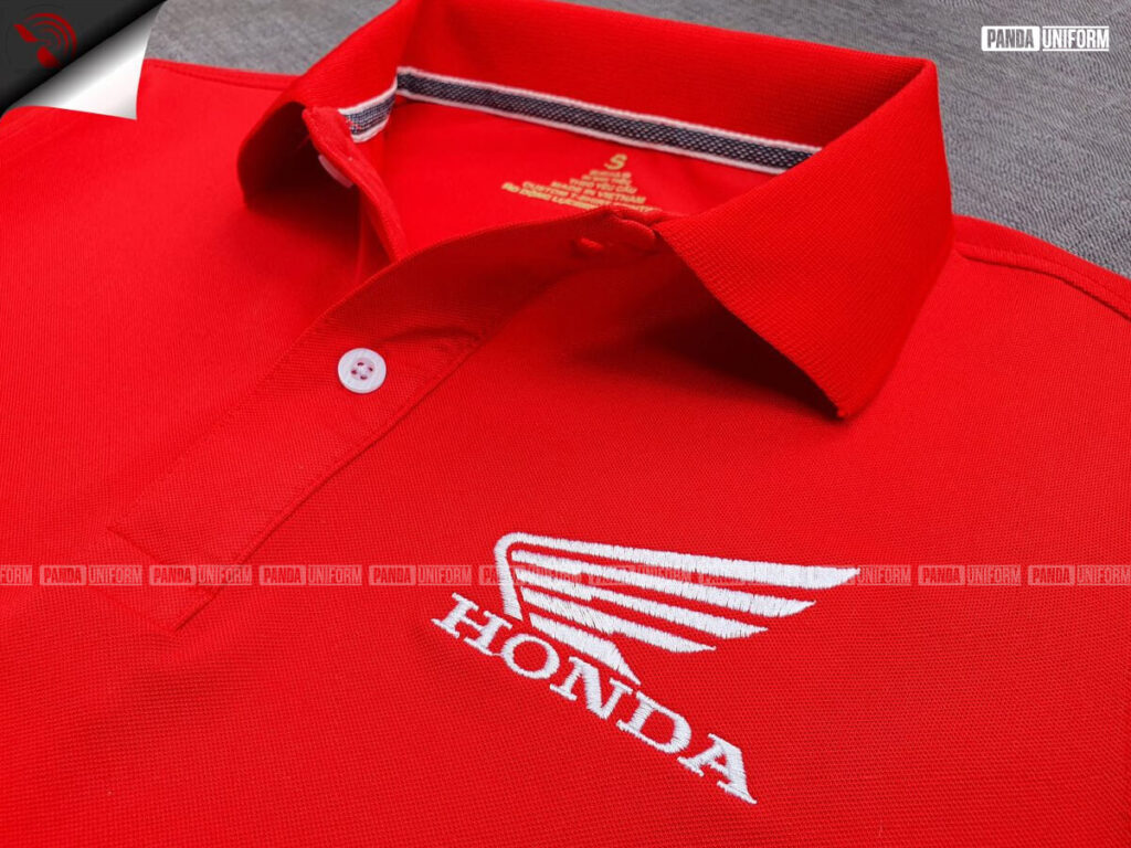 thiết kế logo honda trên áo đồng phục