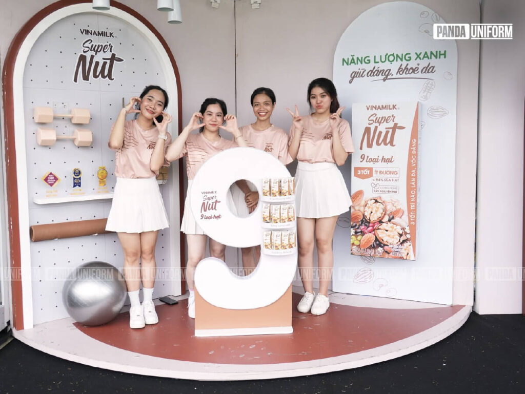 áo thun sự kiện đồng phục vinamilk đẹp cho đội ngũ
