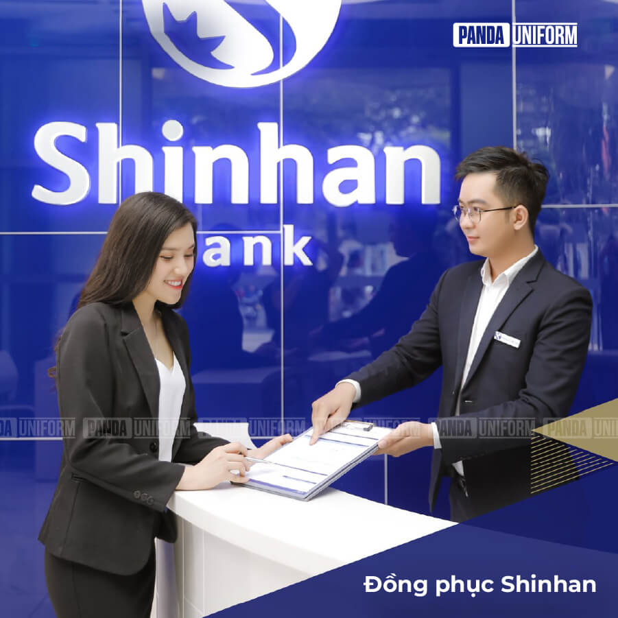áo vest đồng phục ngân hàng shinhan bank