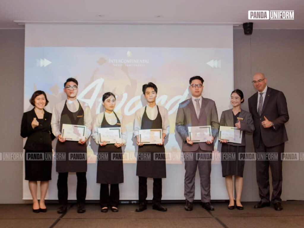 đồng phục khách sạn intercontinental cho nhân viên bộ phận banquet