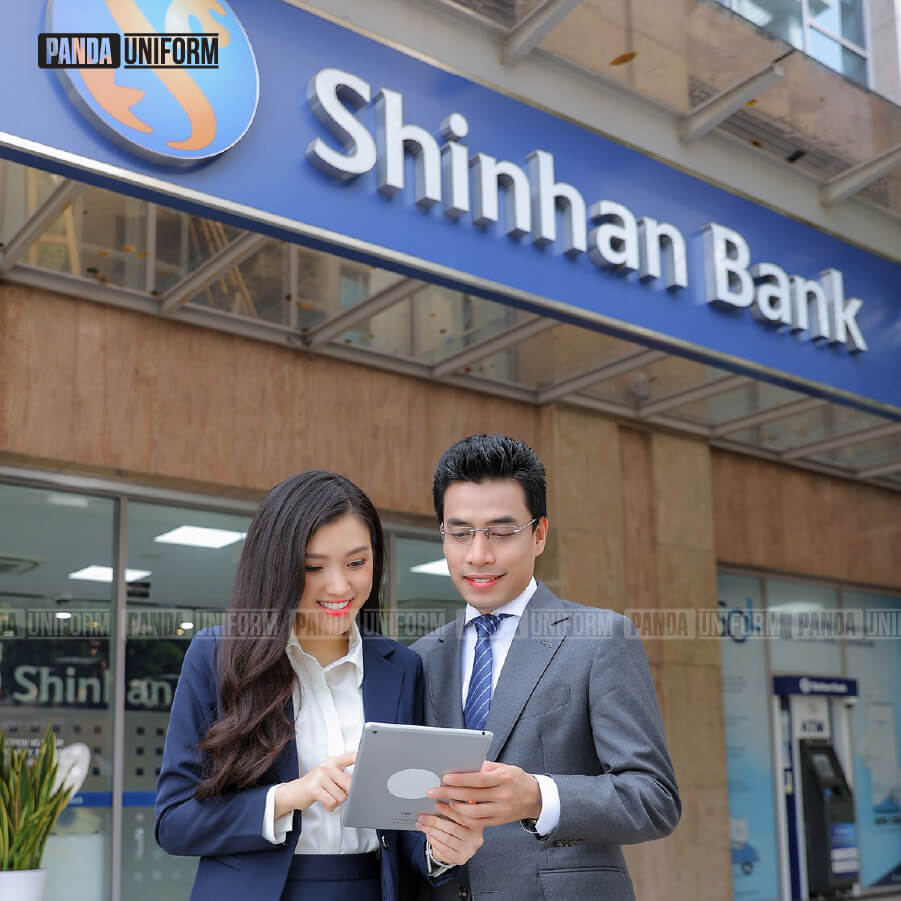 đồng phục shinhan bank nâng tầm thương hiệu