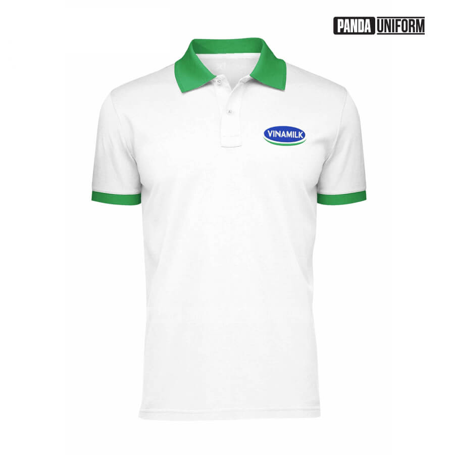 mẫu áo polo đồng phục vinamilk đẹp trẻ trung