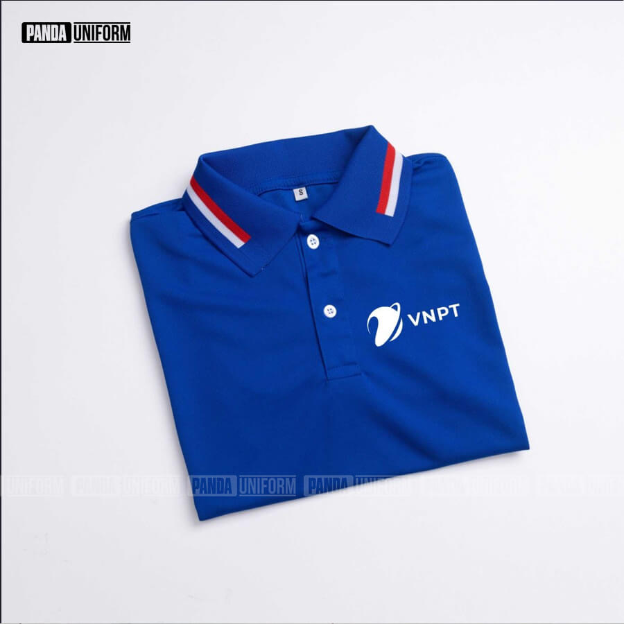mẫu áo polo vnpt chất liệu lacoste cao cấp đẹp, đứng form
