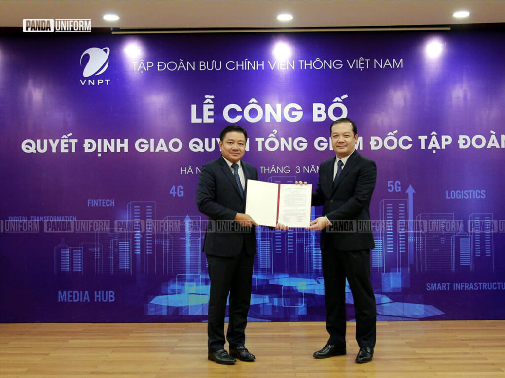 mẫu đồng phục áo vest chỉn chu, đẳng cấp của vnpt