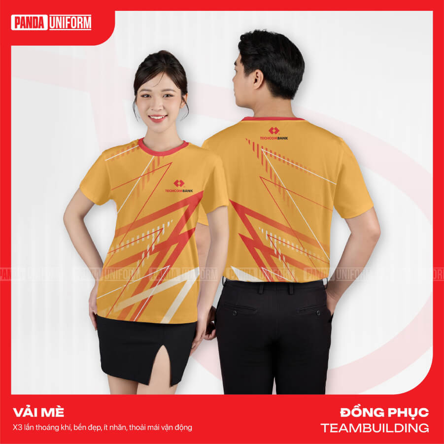 mẫu đồng phục teambuilding bắt mắt thiết kế bởi panda