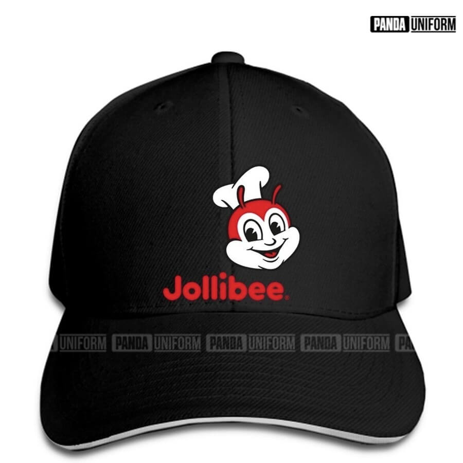 mũ lưỡi trai đội đầu đồng phục jollibee