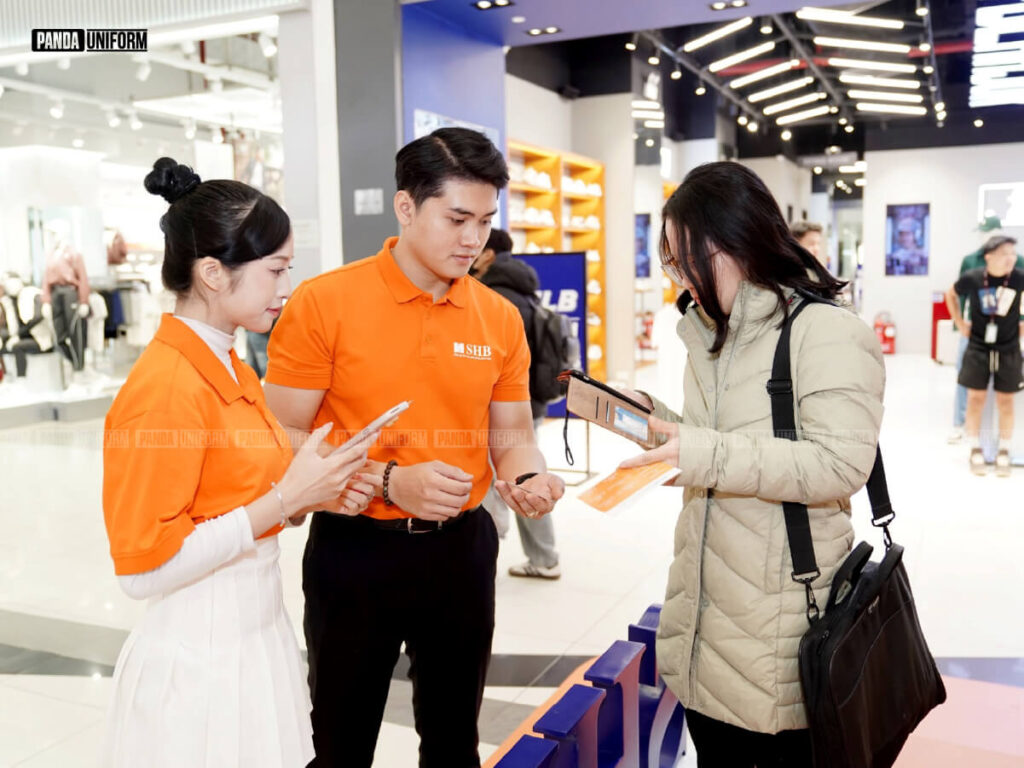 outfit với polo đồng phục shb siêu đẹp