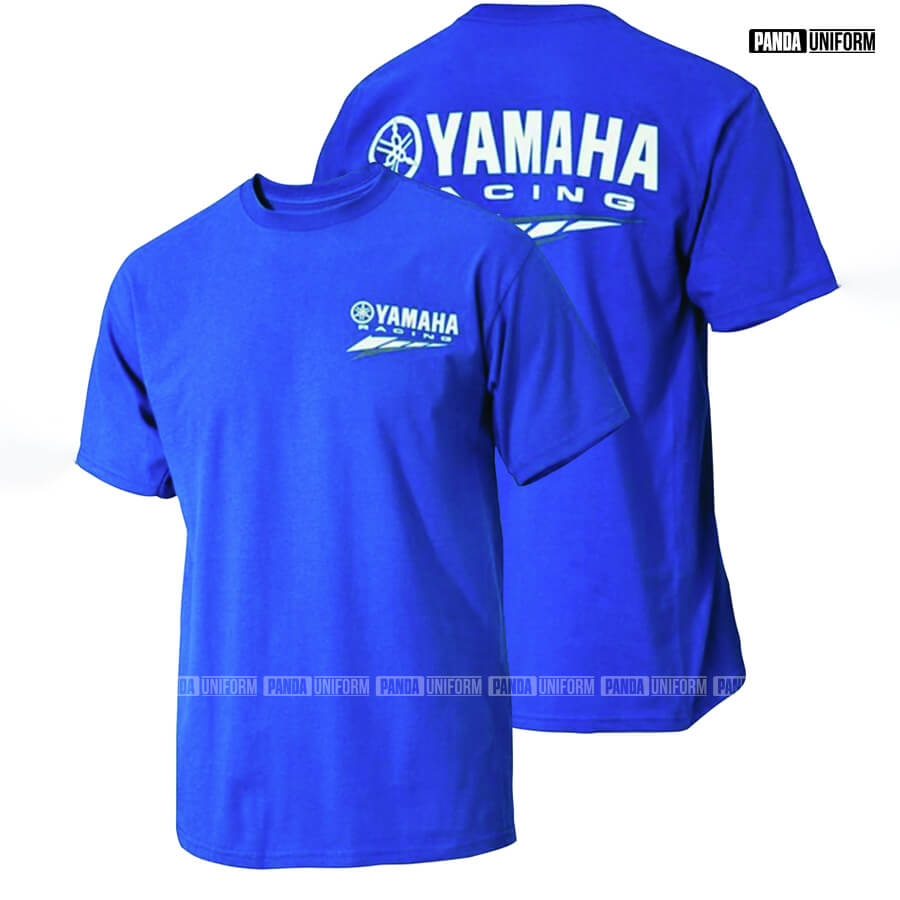 áo thun cổ tròn đồng phục yamaha racing