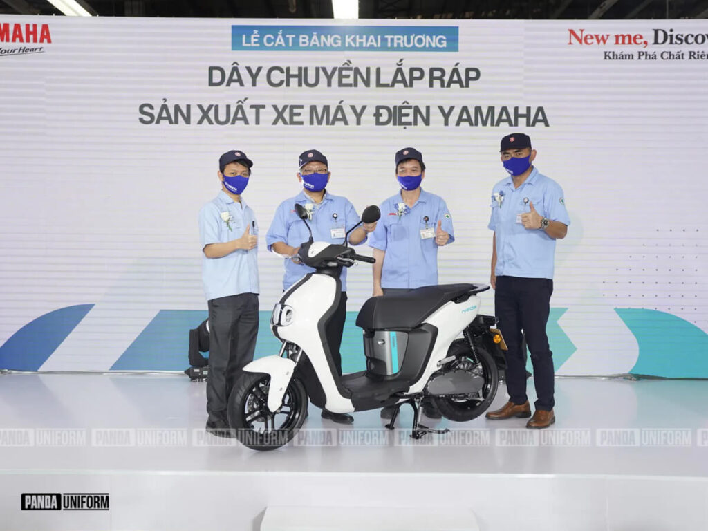 đồng phục bảo hộ yamaha cho nhân viên