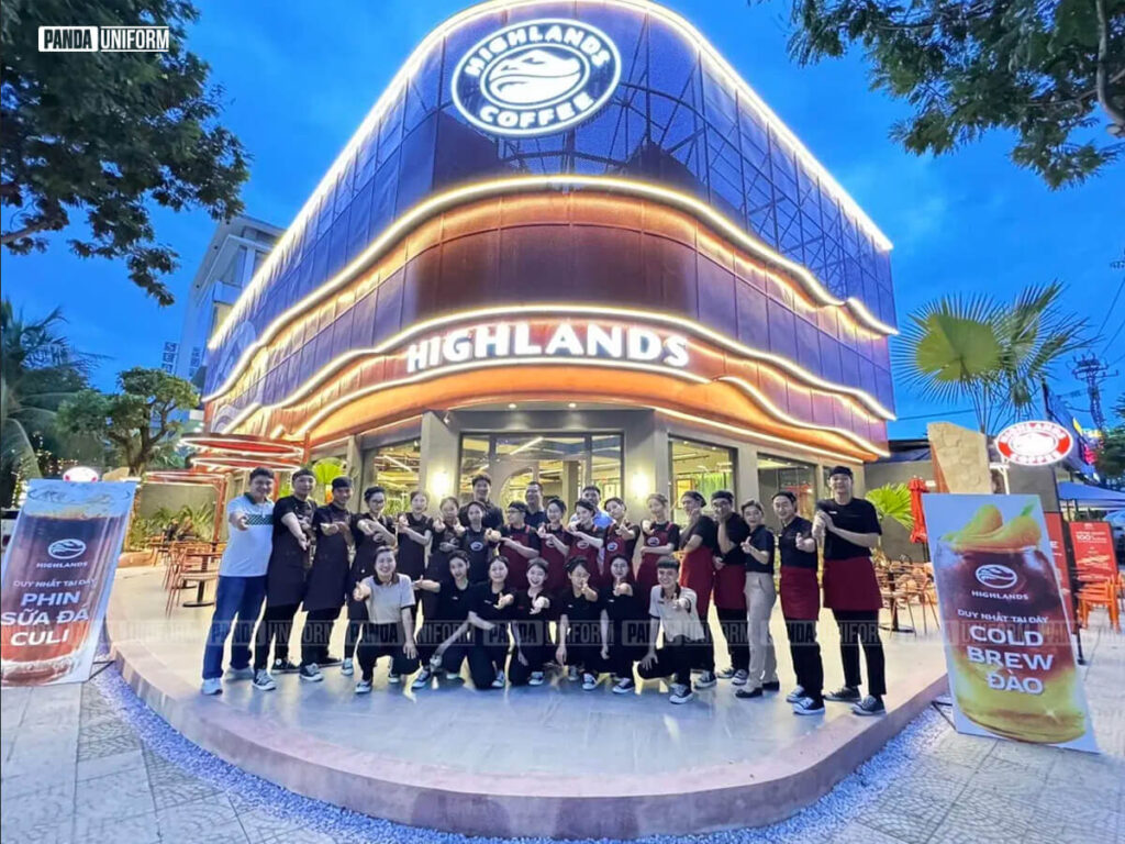 đồng phục thương hiệu highland