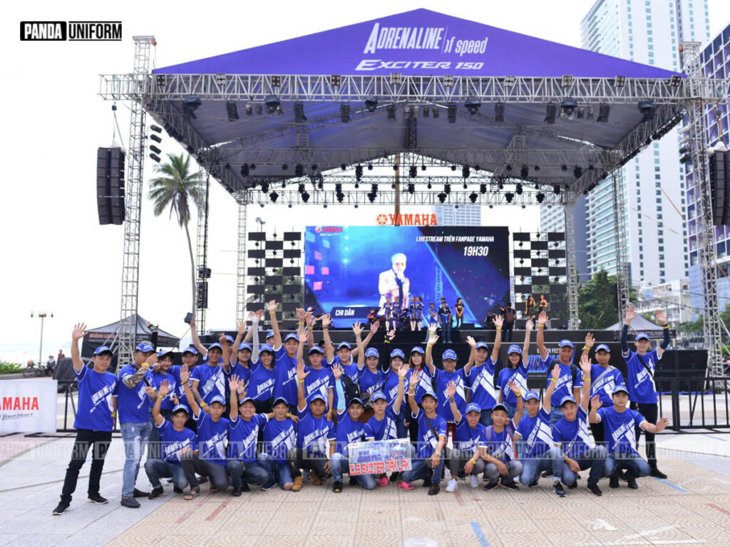 đồng phục yamaha trong sự kiện adrenaline of speed