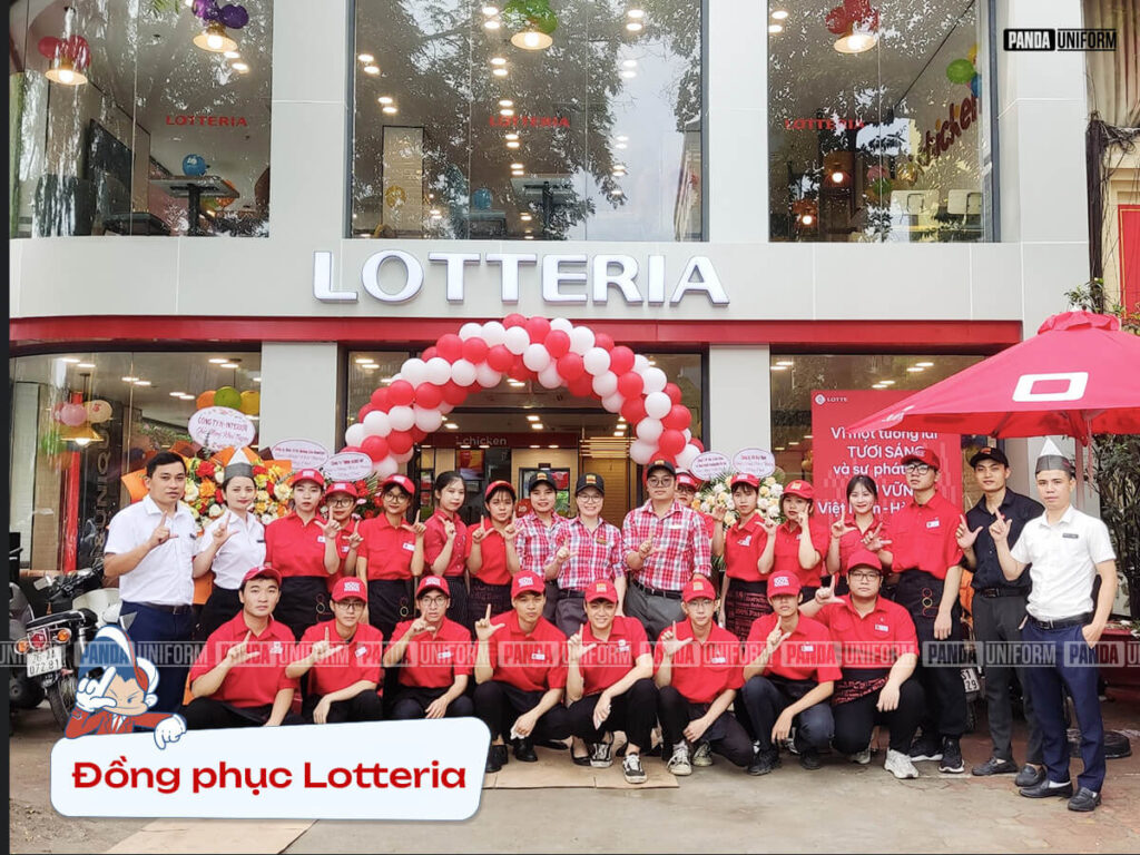 giá trị nhận diện thương hiệu trong các thiết kế đồng phục lotteria