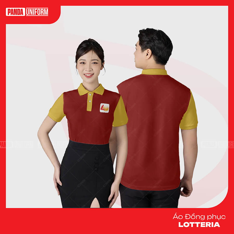 thiết kế đồng phục lotteria của panda