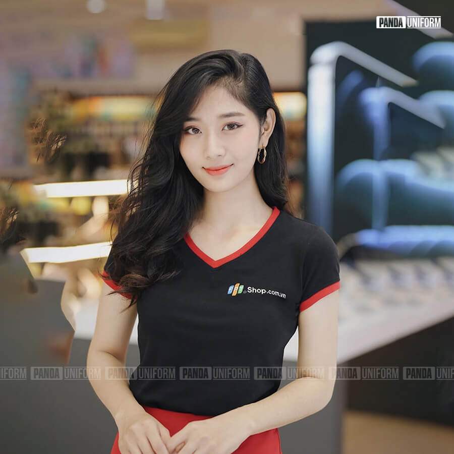 Áo thun đồng phục FPT Shop cho nhân viên nữ