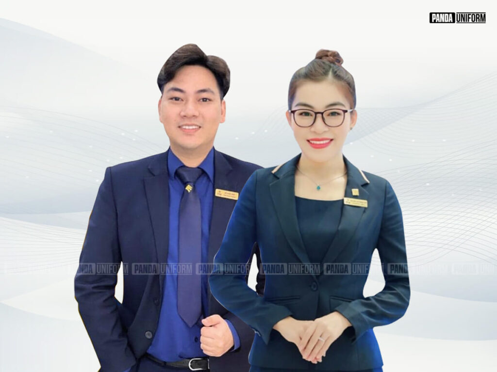 đồng phục cửa hàng trưởng nam và cửa hàng trưởng nữ của pnj