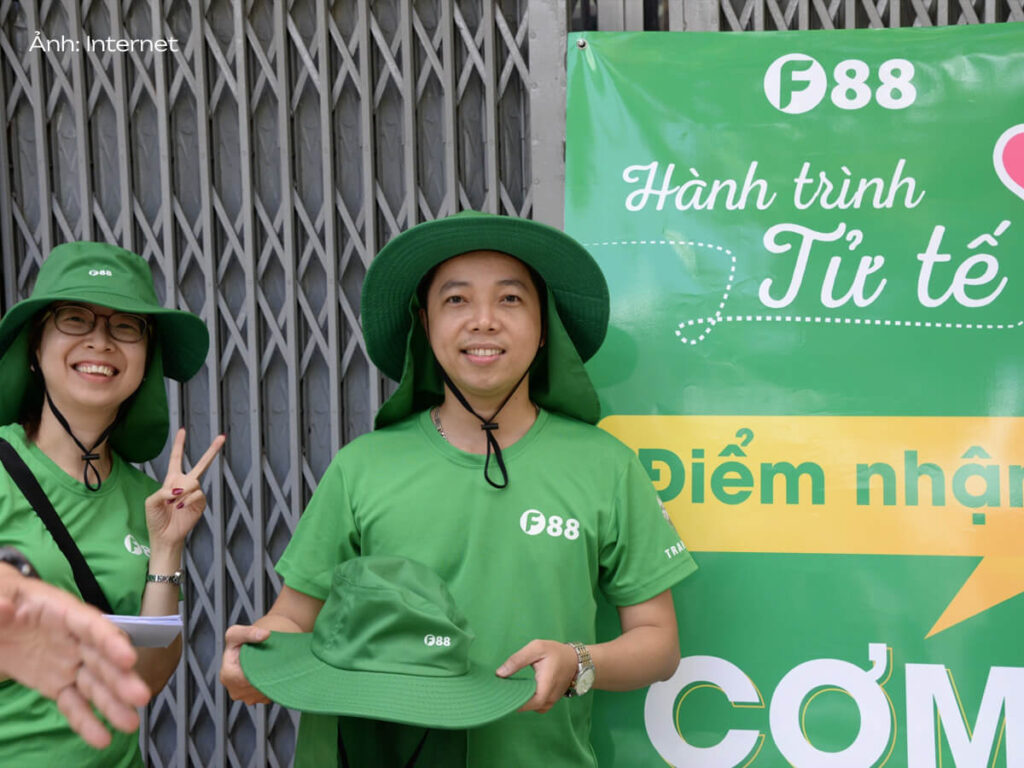 Mẫu áo thun hoạt động nội bộ của nhân viên F88