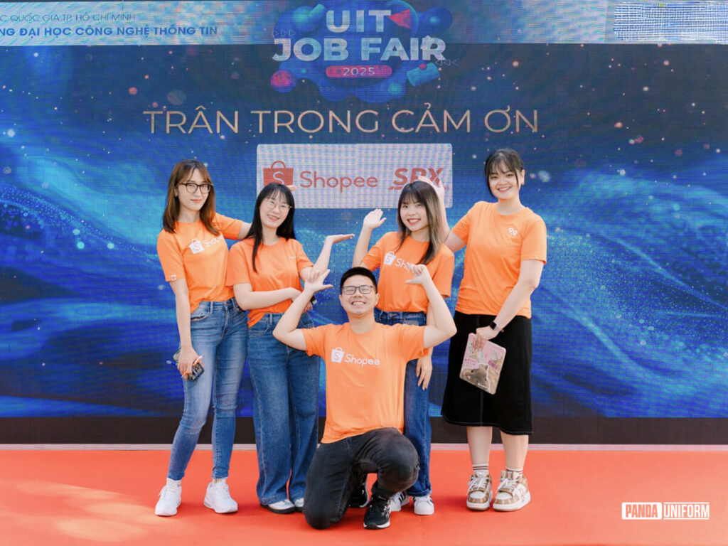 Gam màu cam - màu sắc nhận diện đặc trưng của thương hiệu Shopee