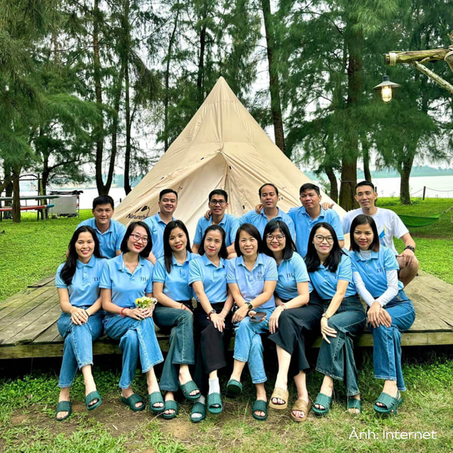 Bảng size cho sản phẩm Polo đồng phục TH True Milk