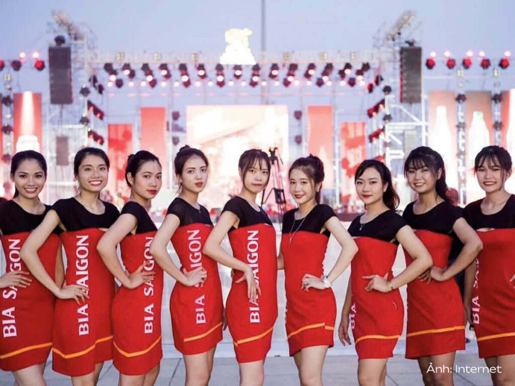 Đồng phục Panda đưa ra giải pháp công nghệ in cho từng mẫu áo đồng phục Bia Sài Gòn