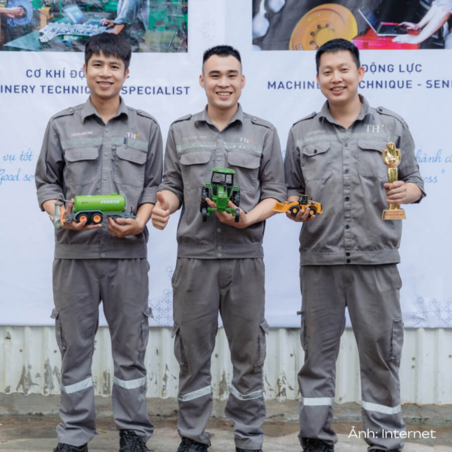 Đồng phục bảo hộ lao động TH màu xám