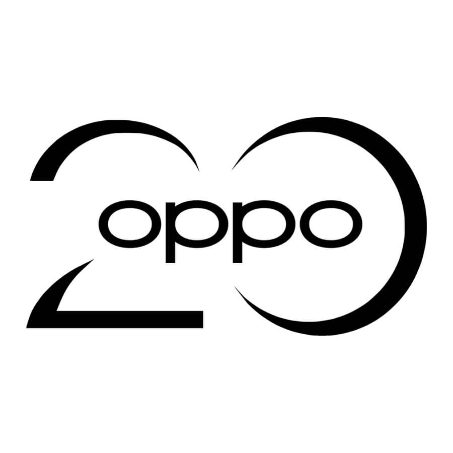 Logo Oppo nhân dịp kỷ niệm 20 năm thành lập và phát triển của thương hiệu Oppo
