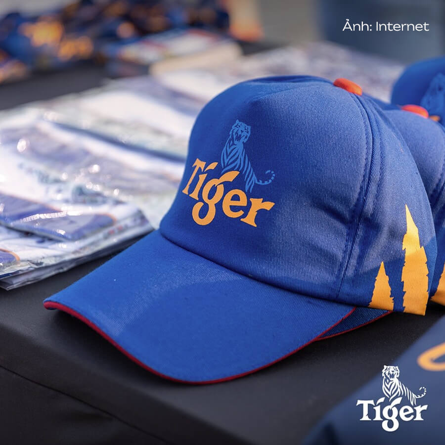 Phụ kiện mũ lưỡi chai đồng phục Bia Tiger