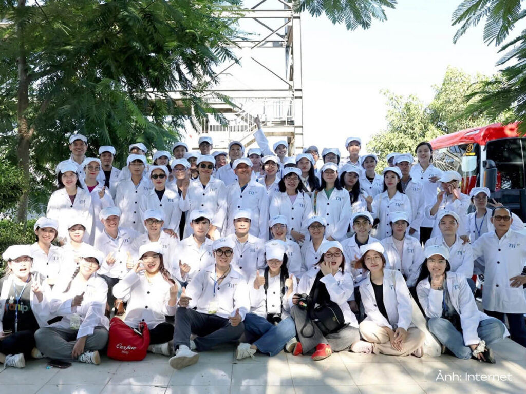 Sản phẩm của TH True Milk bao gồm năm giá trị cốt lõi