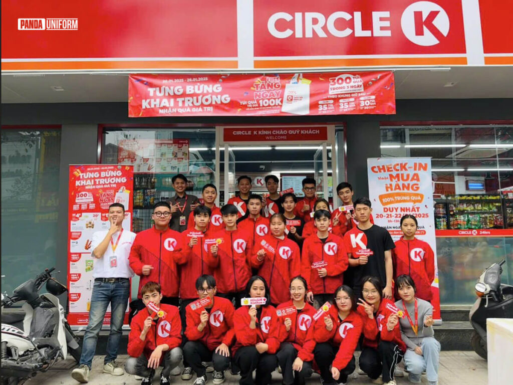 Áo khoác gió đồng phục Circle K