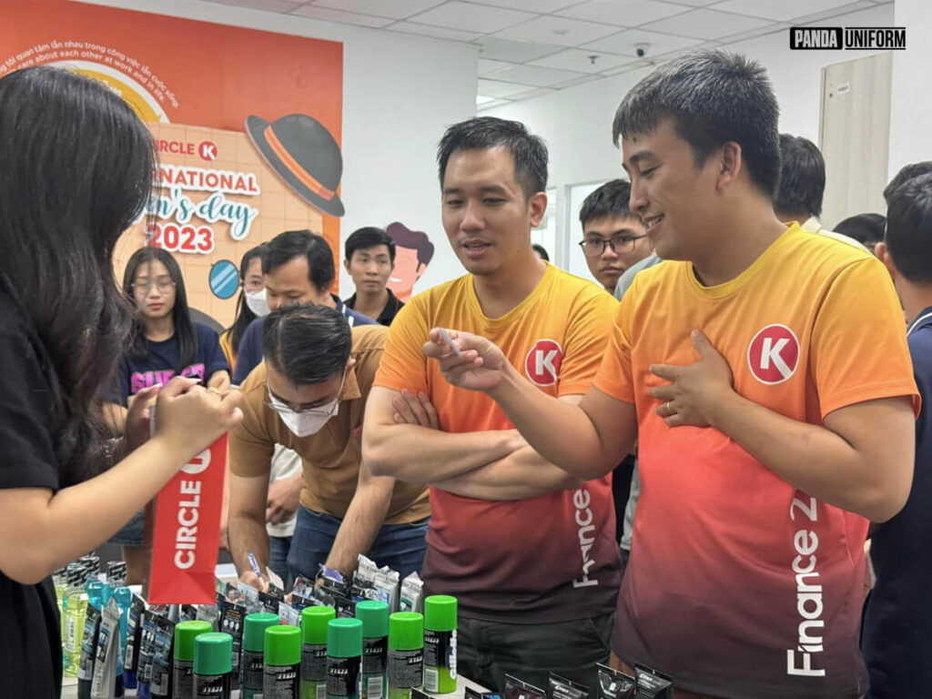 Áo thun chuyển nhiệt đồng phục Circle K