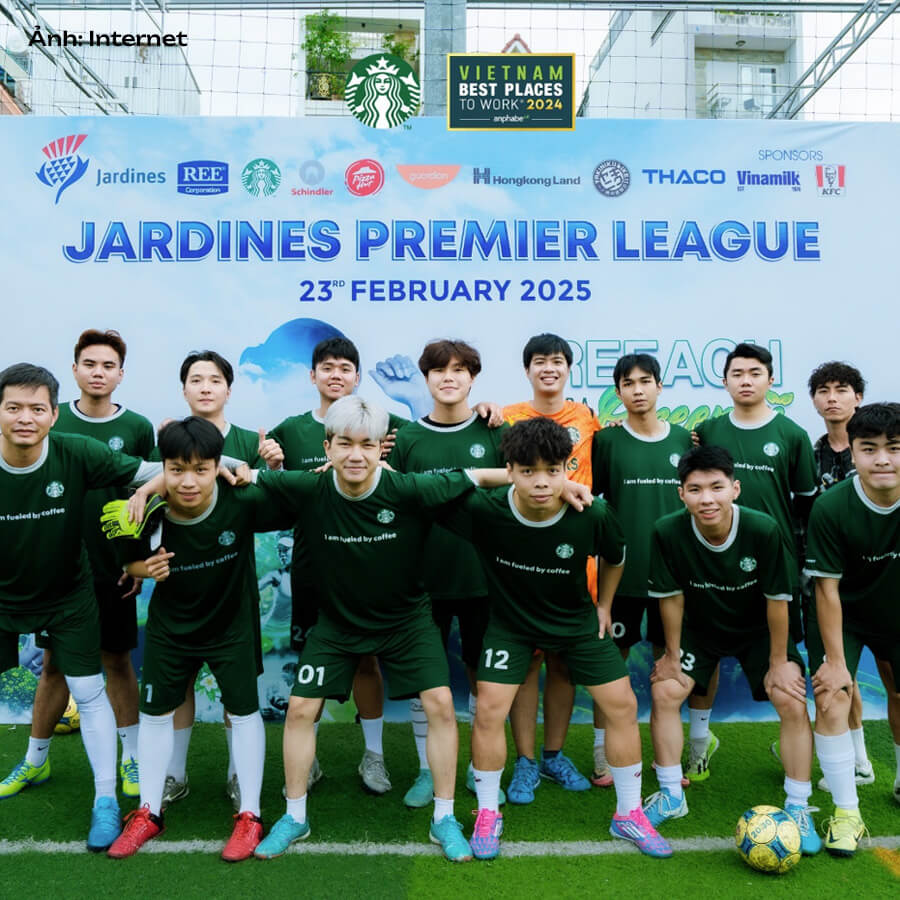 Áo thun đá bóng của đội tuyển Starbucks