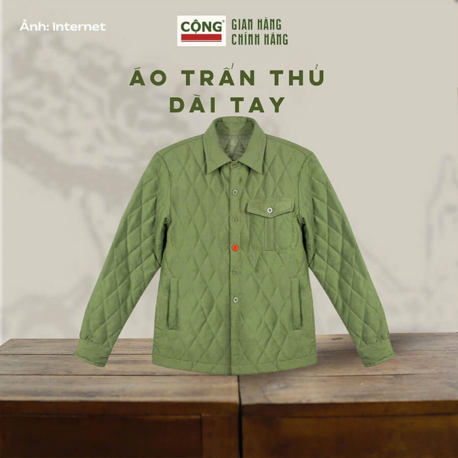 Áo khoác trấn thủ đồng phục Cộng cà phê