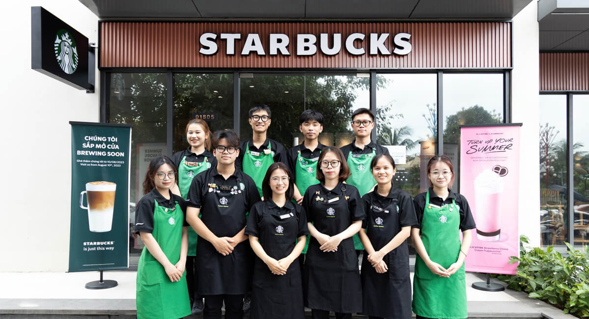 đồng phục starbucks