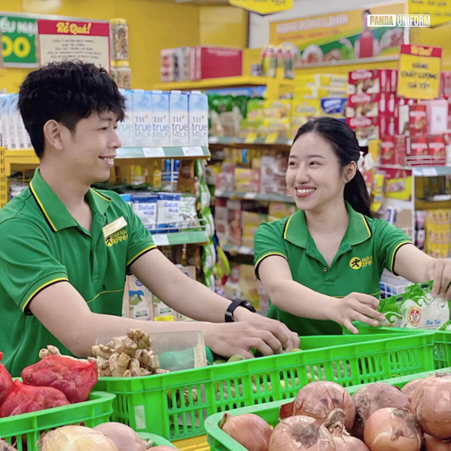 Đồng phục Panda là địa chỉ may uy tín kiến tạo bộ đồng phục nhân viên Bách Hóa Xanh chuẩn nhận diện