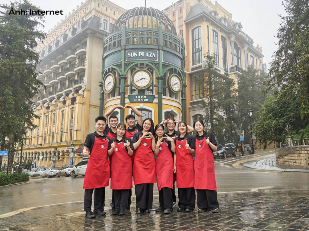 May đồng phục Starbucks đúng ý cùng Đồng phục Panda