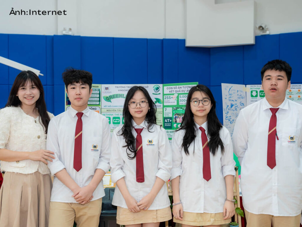 Áo sơ mi trắng đồng phục Vinschool