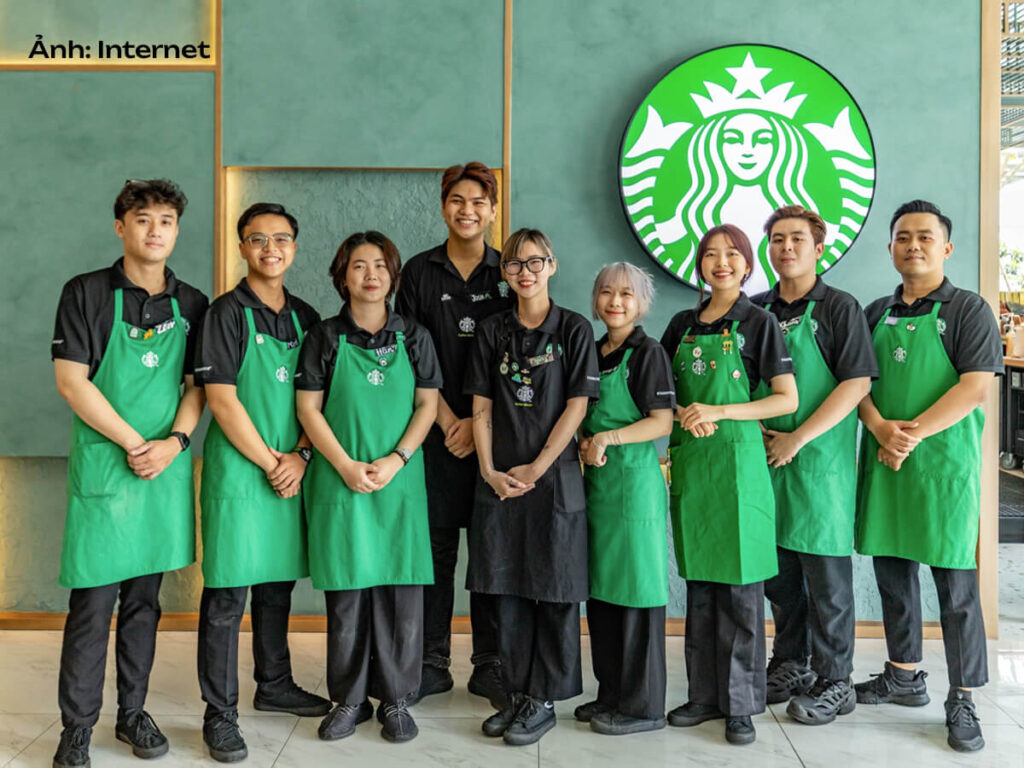 Đồng phục Panda nhận thiết kế đồng phục Starbucks cá nhân hóa