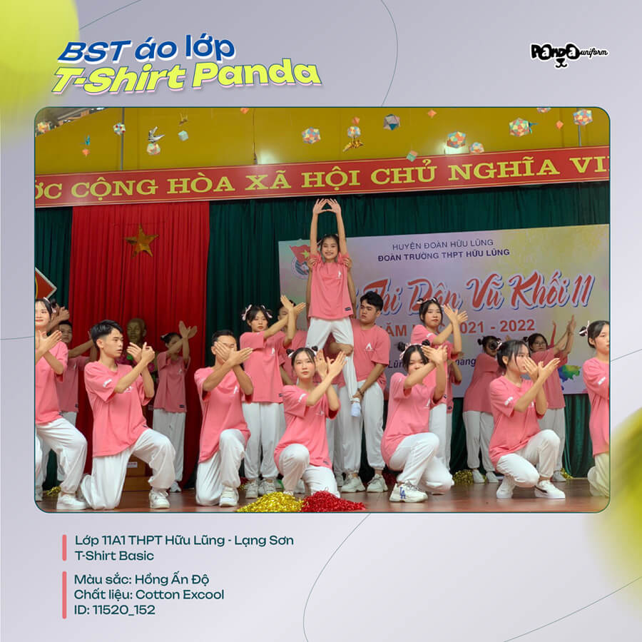 Đồng phục Panda là địa chỉ đặt áo phông họp lớp đẹp và chất lượng