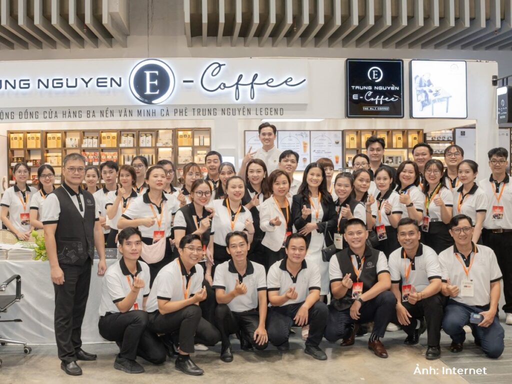 Gian hàng Trung Nguyên E-Coffee, triển lãm Coffee Expo Việt Nam 2024