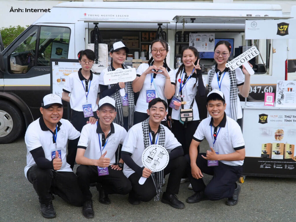 Cà phê Trung Nguyên tại sự kiện âm nhạc V-Fest - Hồ Tràm - Bà Rịa Vũng Tàu