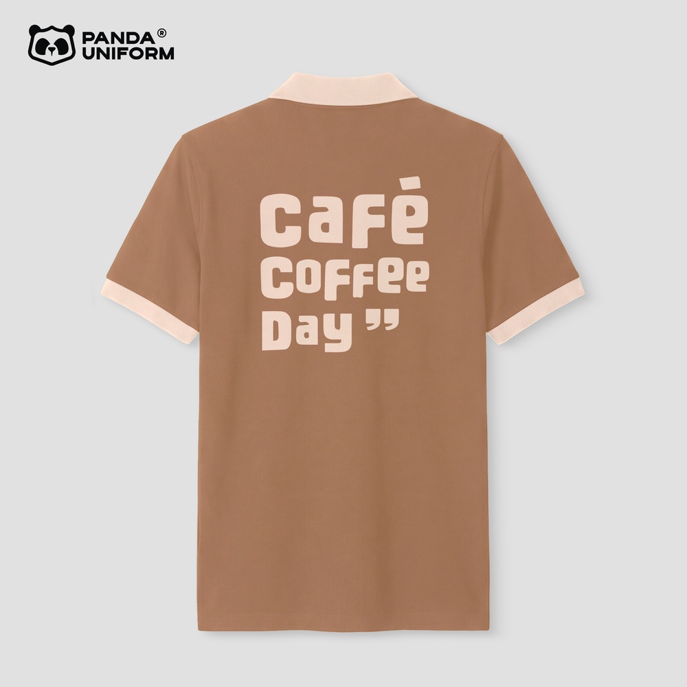 Mẫu áo polo màu nâu đồng phục công ty